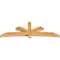 Ekena Millwork Davenport Rough Sawn Timber Gable Bracket, Western Red Cedar, 108"W x 36"H x 6"D x 6"F, 8/12 Pitch GBW108X36X0606DAV00RWR - alternate 5